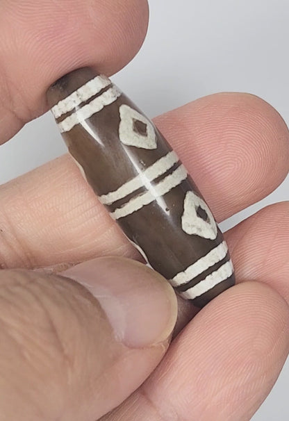 Antique Six Eye Dzi Bead — (At-0426-6E)