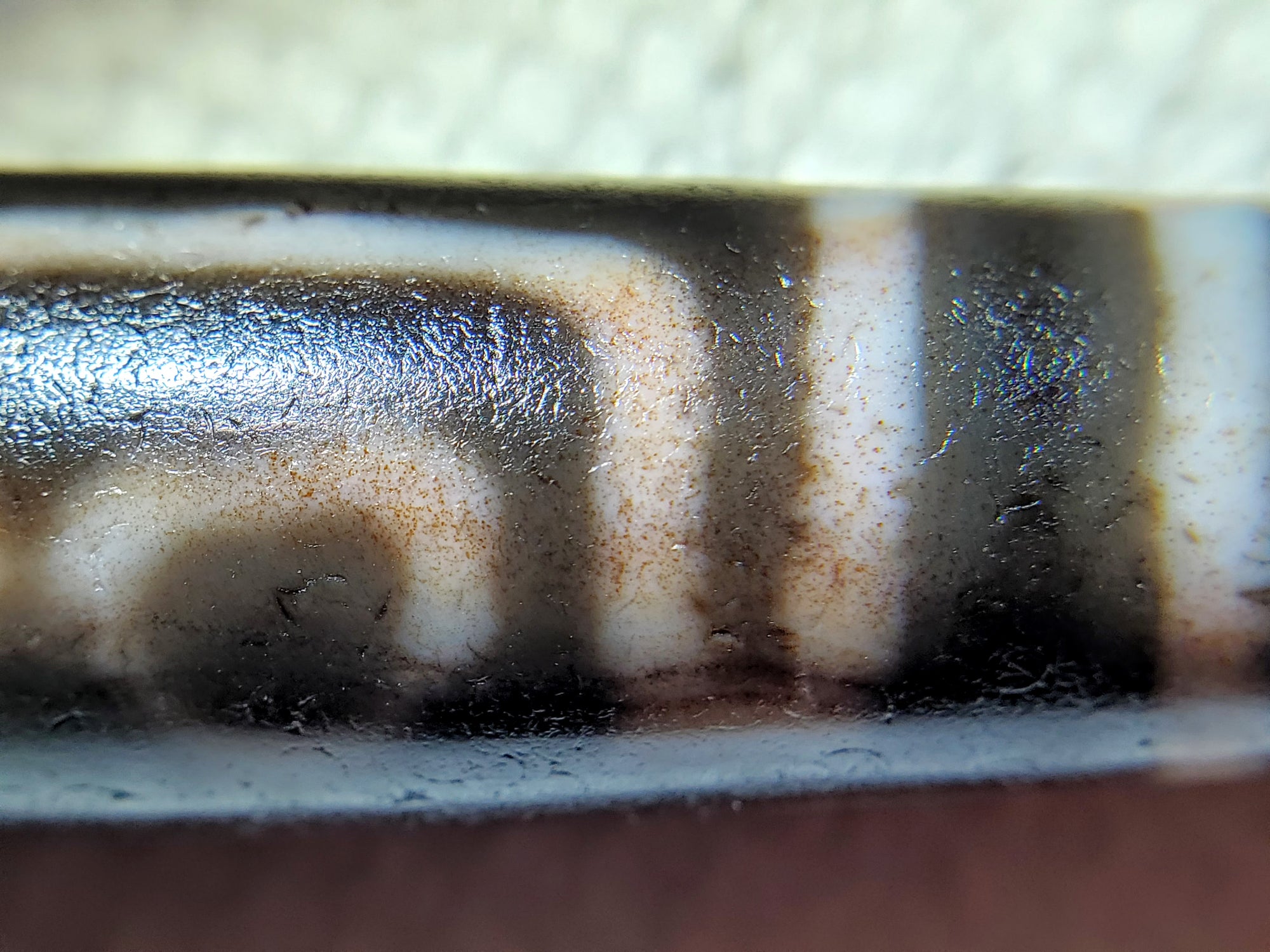 Ancient Five Eye Motif Tibetan Dzi Bead with Bloodspots (TiD-Anc-XB-FiE-092325)