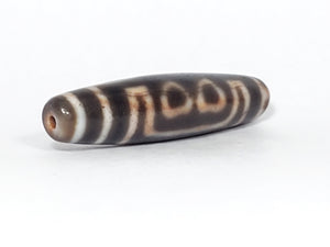 Ancient Five Eye Motif Tibetan Dzi Bead with Bloodspots (TiD-Anc-XB-FiE-092325)