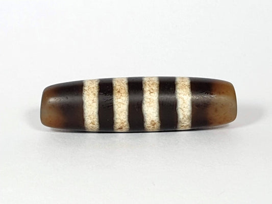 Seven Stripe Chung Dzi; authentic cultural relic of Tibet; genuine antique dzi bead