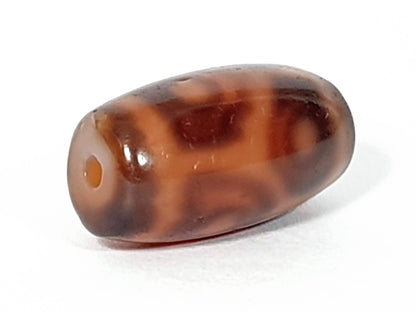 Antique Six Eye Lotus Motif Dzi Bead (TiD-SiEL)