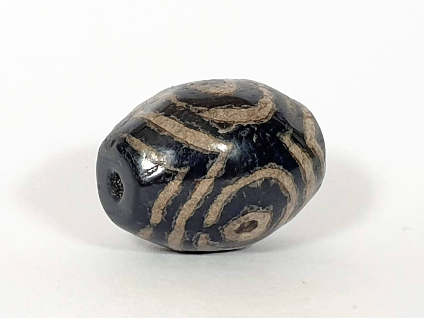 Ancient Triple Heaven's Gate Motif Dzi Bead