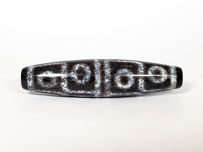 New Twelve Eye Motif Dzi Bead With Bloodspots (2)