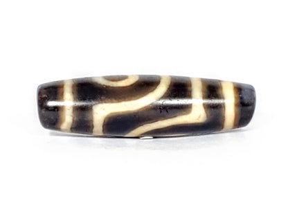 Ancient Two Eye Motif Dzi Bead - Extremely Old