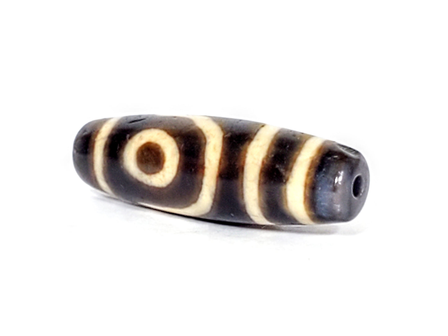 Ancient Two Eye Motif Dzi Bead - Extremely Old