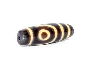 Ancient Two Eye Motif Dzi Bead - Extremely Old