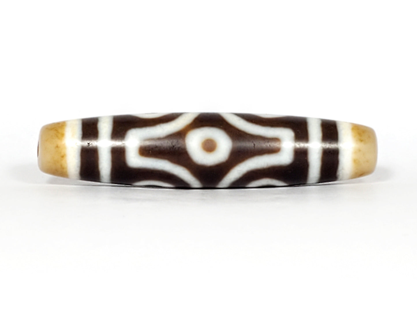 Antique Six Eye Motif Dzi Bead (TiD-SiE-W1)