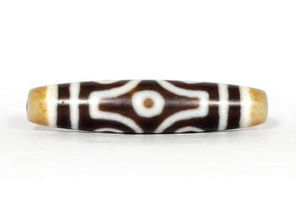 Antique Six Eye Motif Dzi Bead (TiD-SiE-W1)