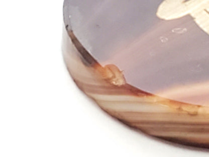 Antique Deer Motif Carnelian Disc