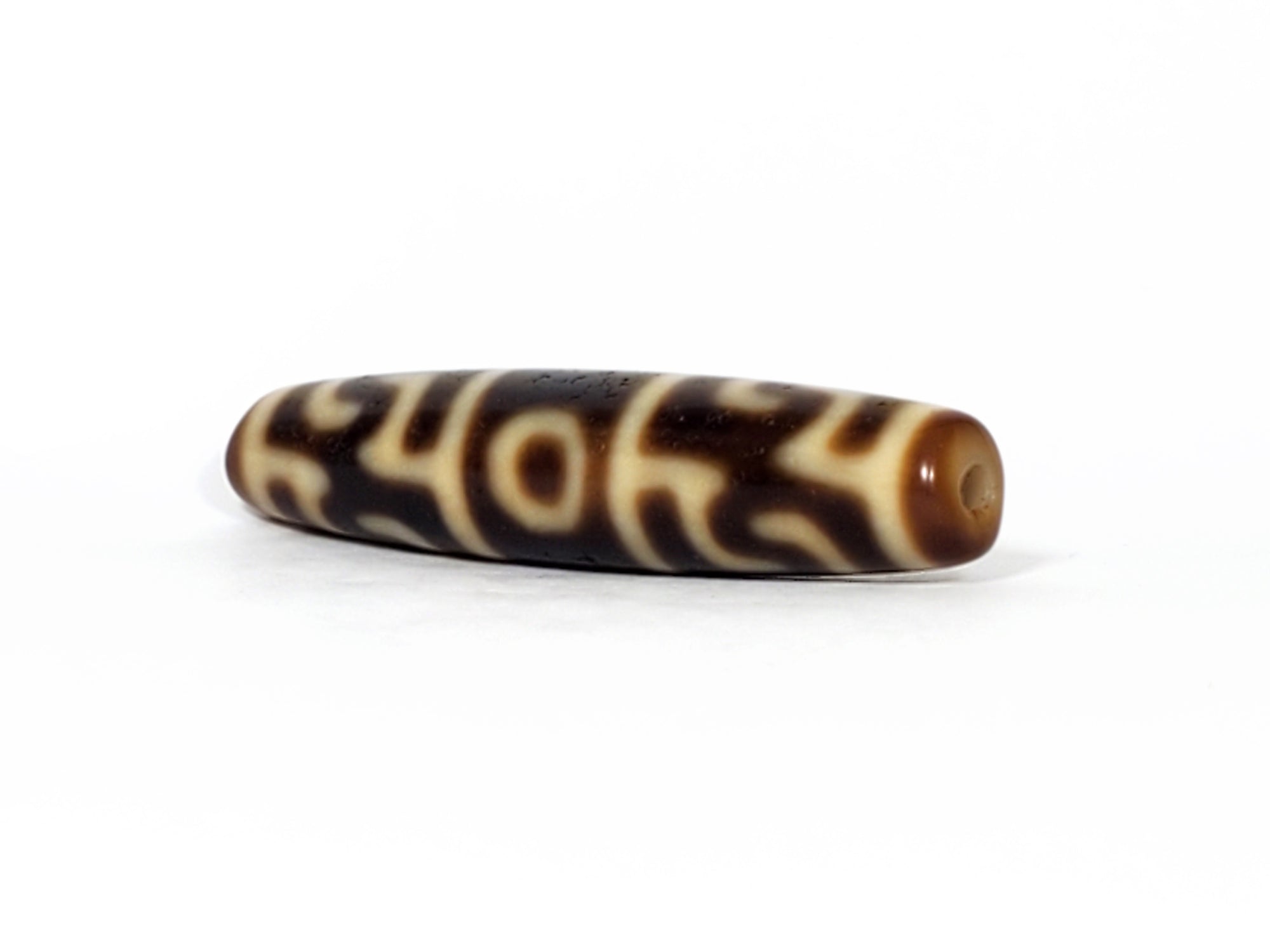 Antique Guru Rinpoche's Ritual Paraphernalia Motif Dzi Bead (A-GRRP-101021)